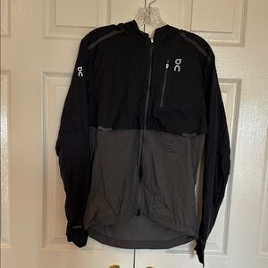 On Running Black and Gray Performance Jacket